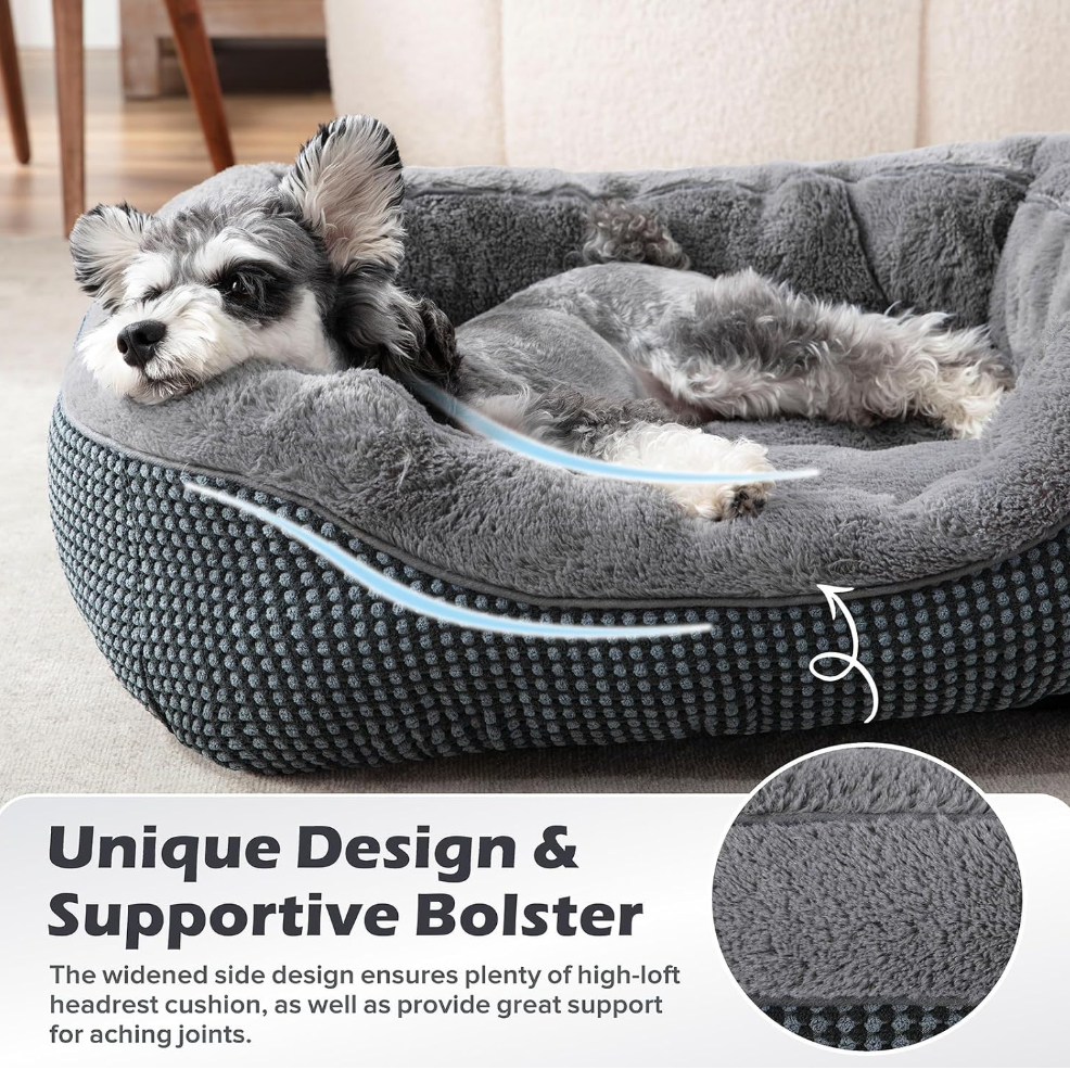 Cozy Cave Dog Bed Ultra-Soft Comfort Bed for Restful Sleep & Relaxation
