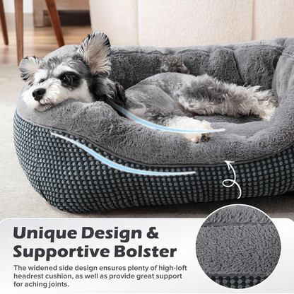Cozy Cave Dog Bed Ultra-Soft Comfort Bed for Restful Sleep & Relaxation
