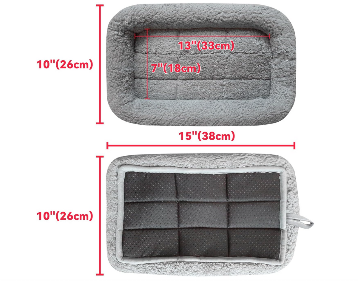 Soft Plush Pet Bed Ultra-Comfortable Sleeping Mat for Cats & Small Dogs
